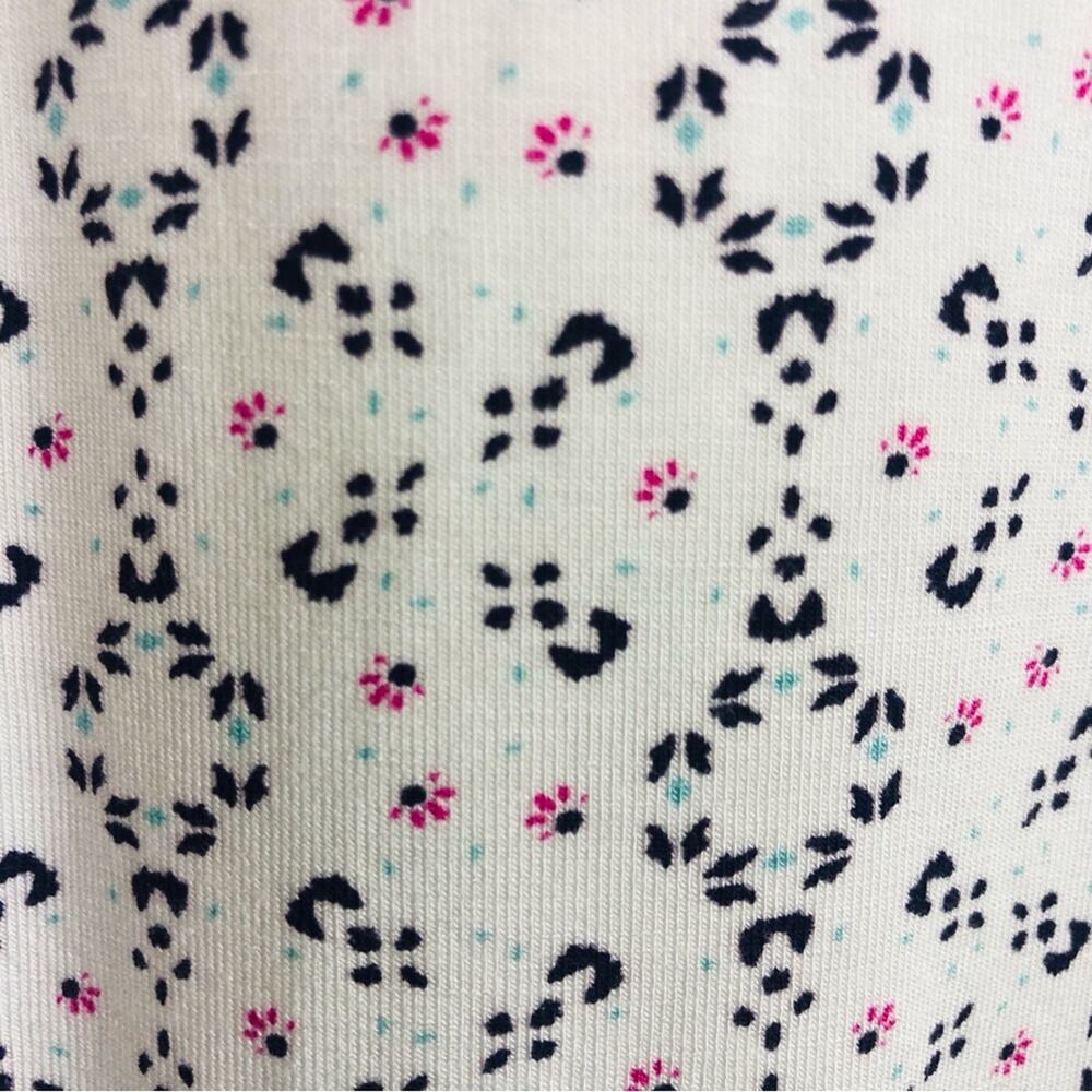 NWT Skies Are Blue Casual Embroidered Tank Top Medallion Print Cream Blue Coral - Picture 13 of 16
